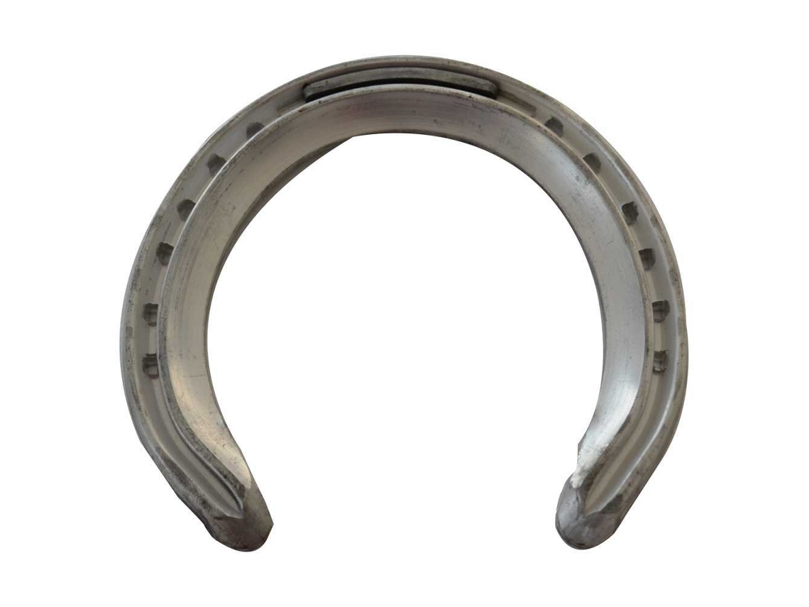 Traseiro Alu-Pr 28075 20X8 Ferradura Prateado 30Hispano Hipica
