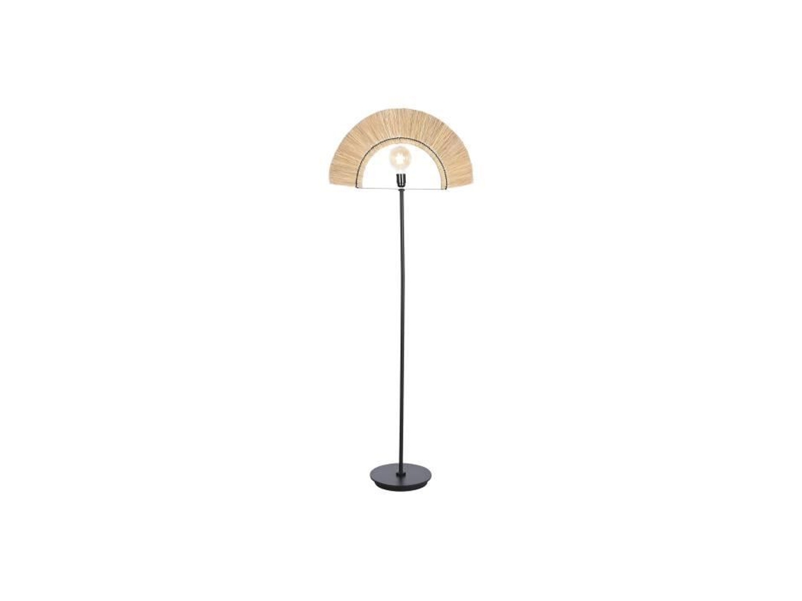 Lampião Preto Ferro 56cm 152cm Design Contemporâneo