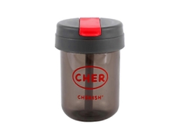 Caneca De Café Portátil De Plástico De Pequena Capacidade, Cinza, 300 Ml, Xq-sb96