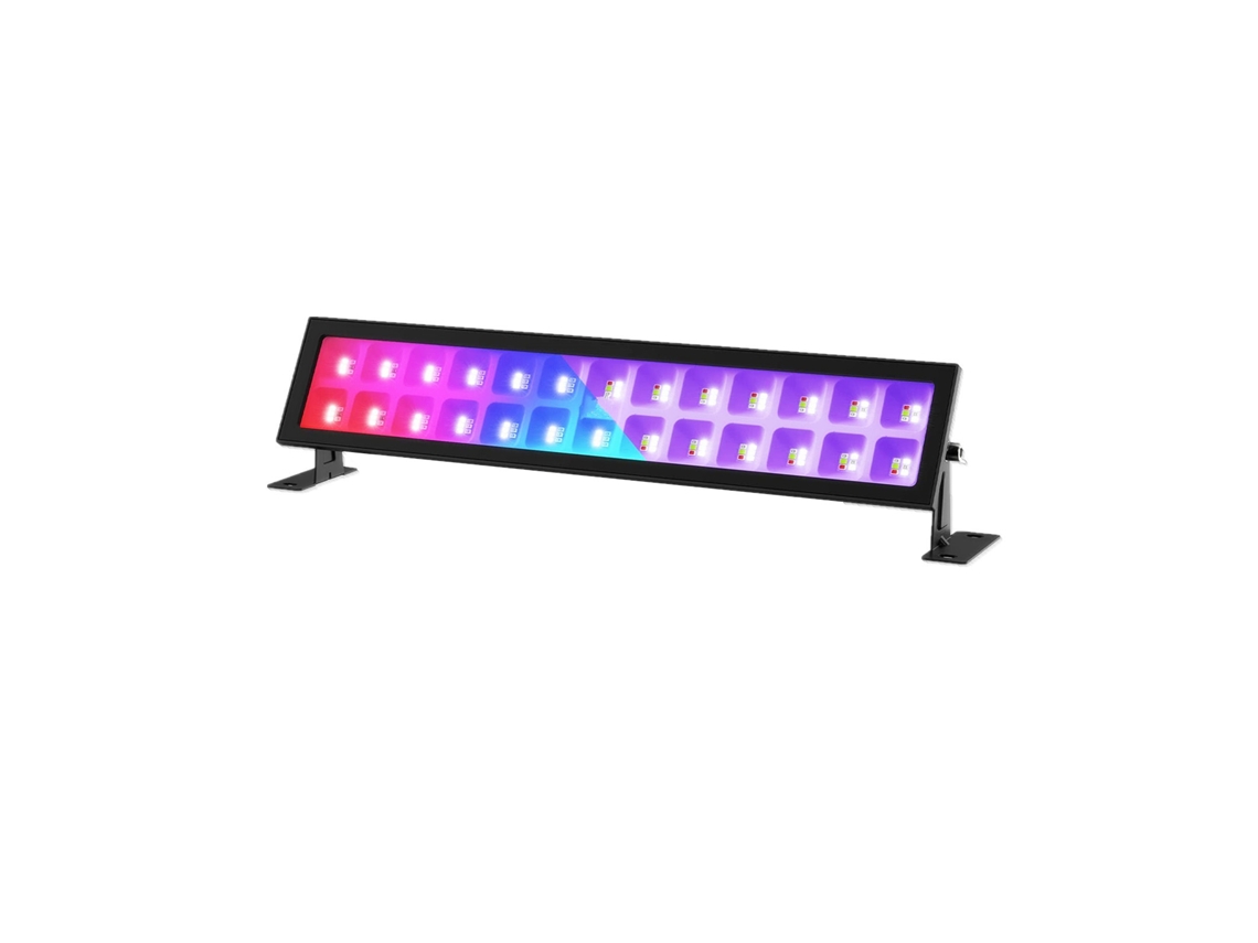 2026 48w 72leds Luz Rgb Uv Black Light Lavadora de Pared Barra de Luz para Galería Iglesia Boda Fiesta Iluminación Escénica
