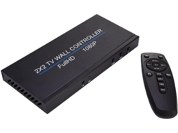 Controlador de Videowall 2x2 Full Hd 1080p 4 Canais para Tela com Dimmer. SFUSHOS