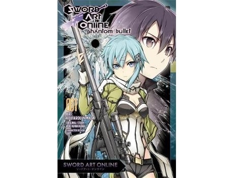 Livro sword art online: phantom bullet, vol. 1 (manga) de reki kawahara (inglês)