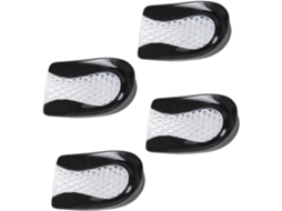 2 Pares De Palmilhas Gel Sebs Para Calcanhar, Com Design Em Favo De Mel, Alívio De Pressão E Boa Resiliência, Para