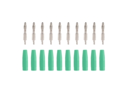 10pack Plugue Banana de 4mm com 22.040 Conector Macho Solda para Teste de Multímetro com S/MARCA