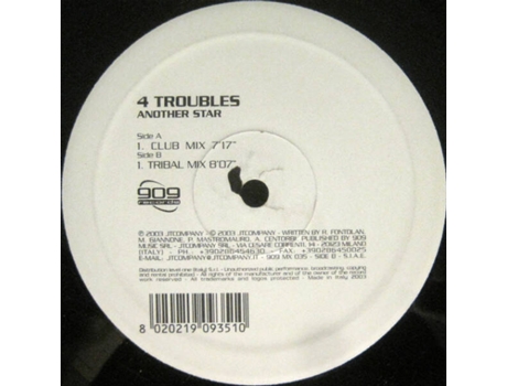 Vinil Another Star 909 Records