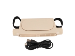 Aetheria ventilador de Assento de Carro Usb Potente Silencioso 3 Velocidades Portátil Bege