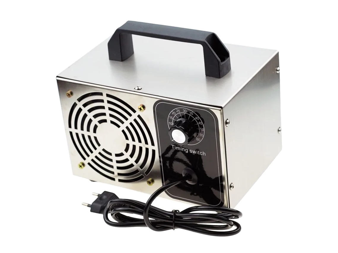 Gerador De Ozônio, Saída De 60g/h, Design Portátil,220v 60g Prateado