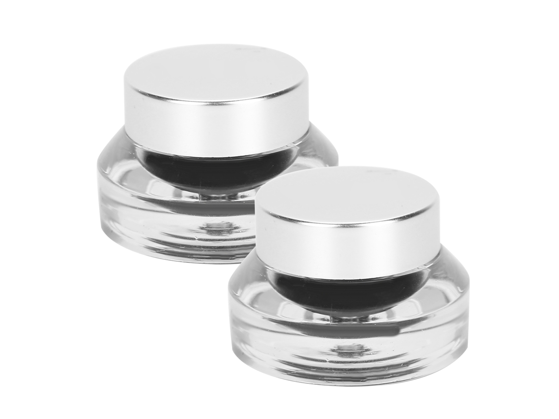 2pcs Creme De Sobrancelha E Eyeliner Focallure, À Prova D'água, Longa Duração, Textura Cremosa Suave