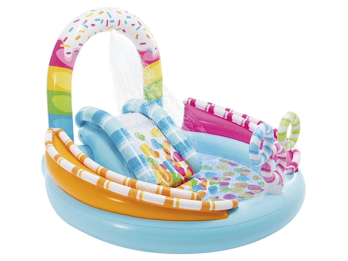 Piscina Insuflável Colorida c/ Atividades 170cm