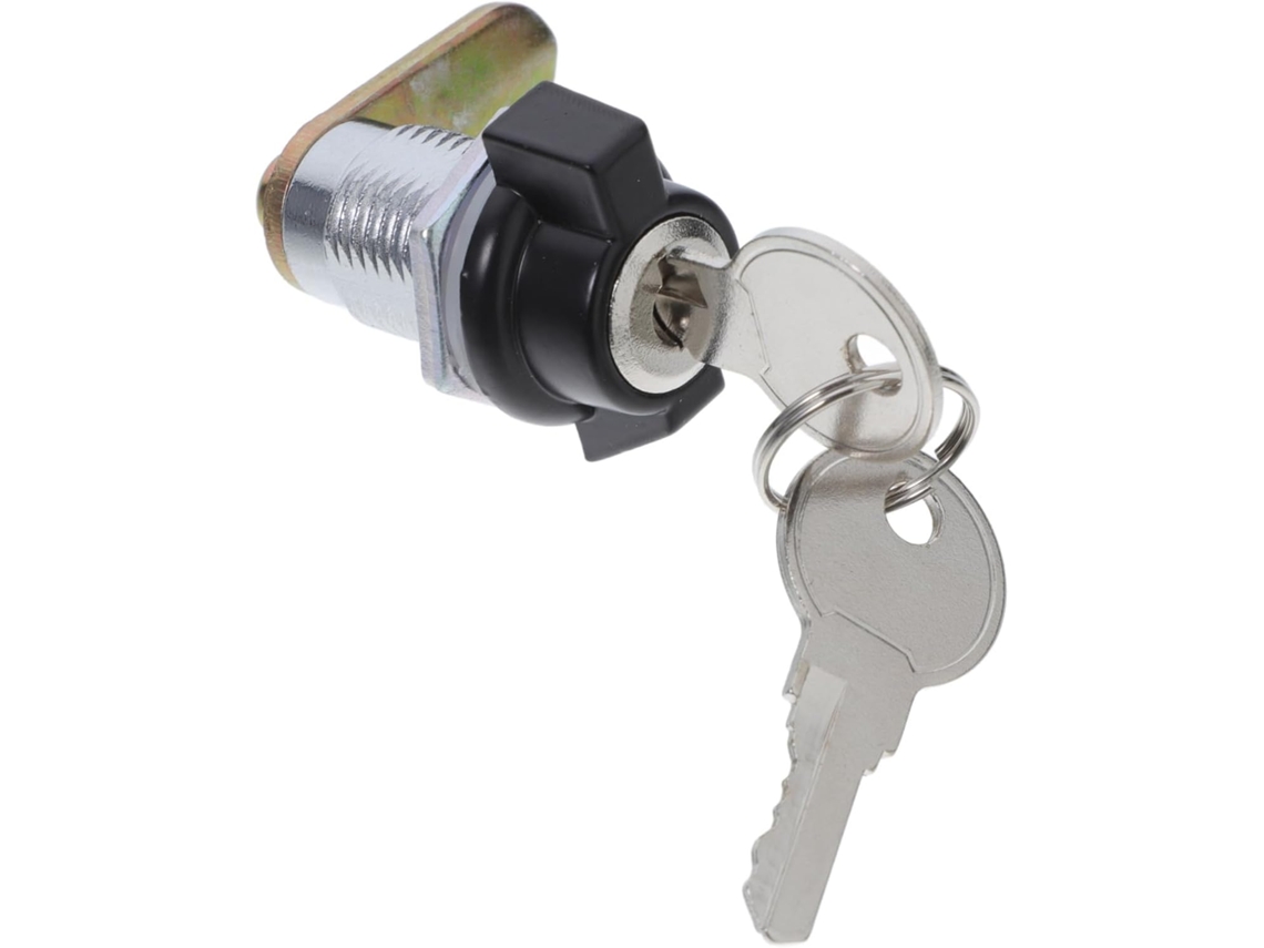 Fechadura De Liga Zinco Para Gavetas E Armários, Com Chave.