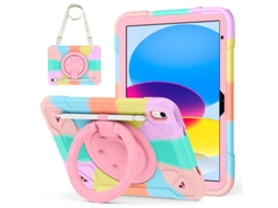 Lurelia Capa Para Ipad 10 E 11 De Fevereiro De 2025, Silicone, Rosa, Proteção Contra Quedas