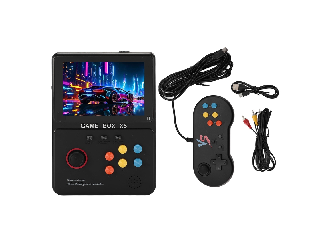 Speedy-console De Jogos Portátil De Código Aberto Com Tela Ips De 4.0 Polegadas E Mais De 10000 Jogos Preto