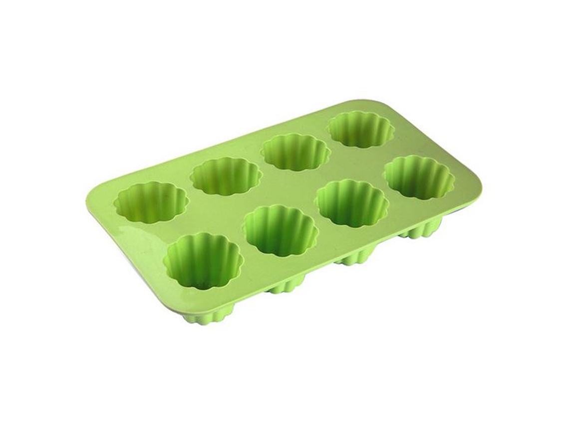 Formas de Silicone para Cupcakes Cannelés Silicone (17 x 5 x 29 cm) (8 uds)