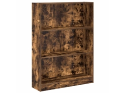 Bookcase, Bookcases Vidaxl Marrom Madeira Processada (n/a)