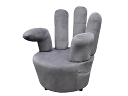 Hand Chair, Hand Chairs Vidaxl Cinzeto Tecido