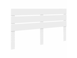 Cabeceira Branco com Cabeceira Madeira Processada 160 cm MAISON EXCLUSIVE