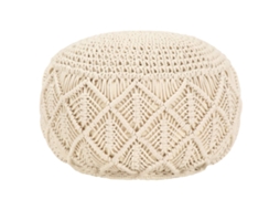 Pouffe, Pouffes Vidaxl Bege Algodão (n/a)