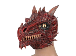 Máscara De Dinossauro Para Festa De Halloween Com Mandíbula Móvel, Máscara De Fantasia Olysi Shop