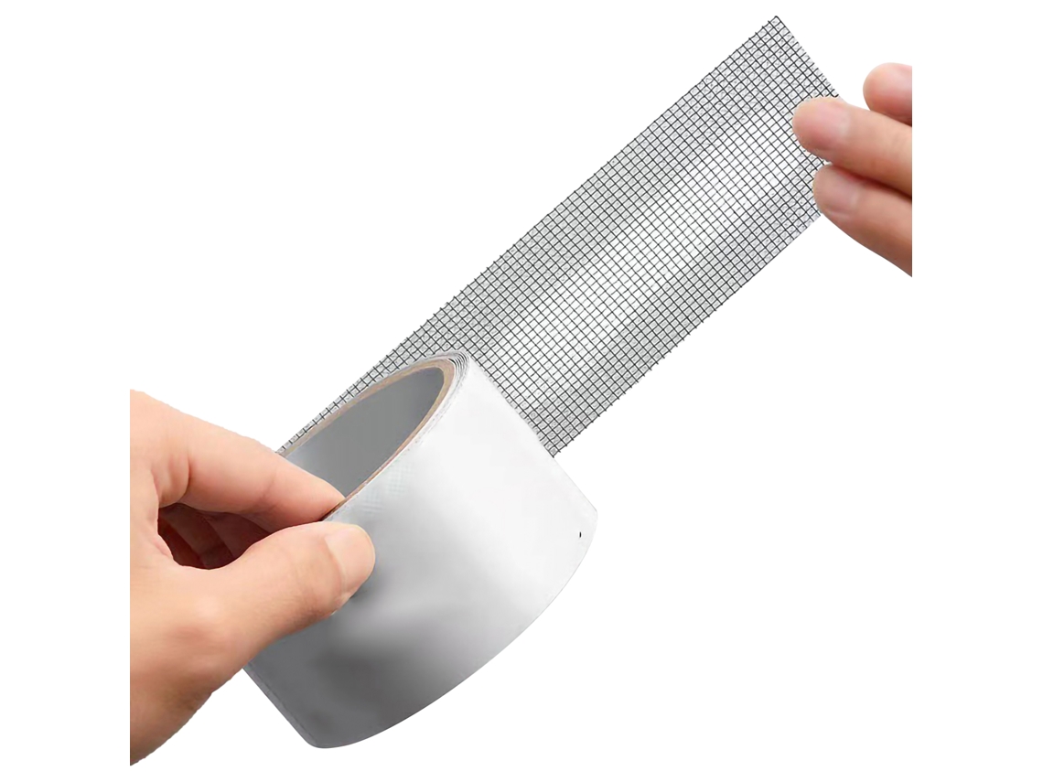 Fita Autoadesiva Preta para Reparo de Tela Anti mosquito