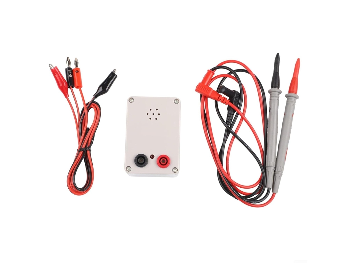 Testador De Continuidade De 9v Com Buzzer, Cabo Metálico Para Produtos