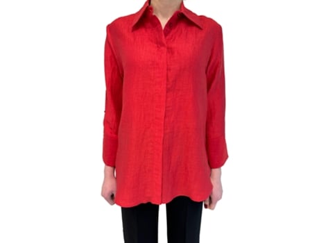 Blusa De Mulher Seventy Linho Vermelho (44)
