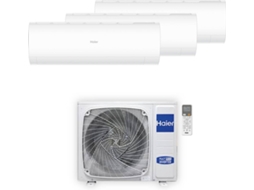 Ar Condicionado HAIER Pearl Premium (18 + 18 + 18 m² - 9000 + 9000 + 9000 BTU - Branco)