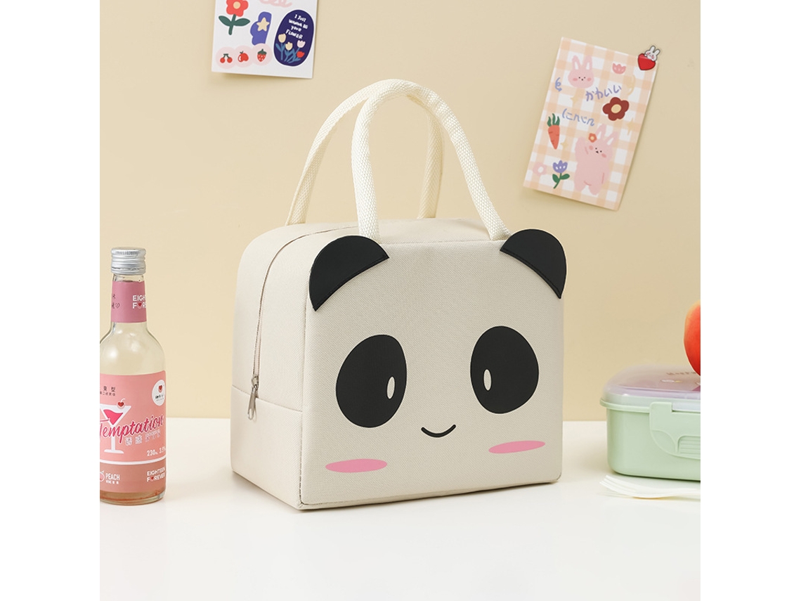 Saco Bento Pequeno Pato Amarelo Saco Bento Fofo Dos Desenhos Animados Saco De Almoço Saco De Lona Com Isolamento Para Armazenamento*