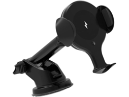 Carregador De Carro De 10w Com Suporte Para Celular, Giratório, Compatível Com Painel E Saída De Ar, Com Luz Noturna.
