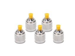 Kit De 5 Adaptadores De Cabo Coaxial Rf N Macho Para Conector Sma Acessório
