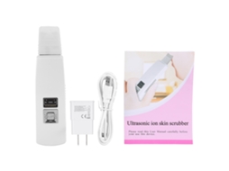 Aparelho de limpeza facial ultrassônico, esfoliante e para limpeza da pele com íons de alta frequência e vibração.