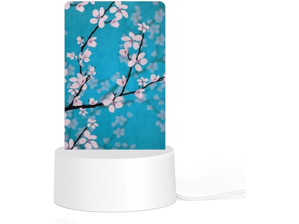Luminária Noturna Japonesa Em Formato De Flor Cerejeira, Durável, Resistente À Ferrugem, Prática E Ideal Banheiro