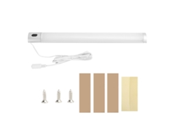 Luz de gaveta inteligente com sensor de varredura manual, LED, 30cm, 3000K, 195lm, para gabinete e armário | S/MARCA