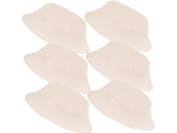 Protetores De Calcanhar Antidesgaste, 3 Pares, Autoadesivos, Macios E Respiráveis, 9mm, Bege, Ajuste Confortável Para