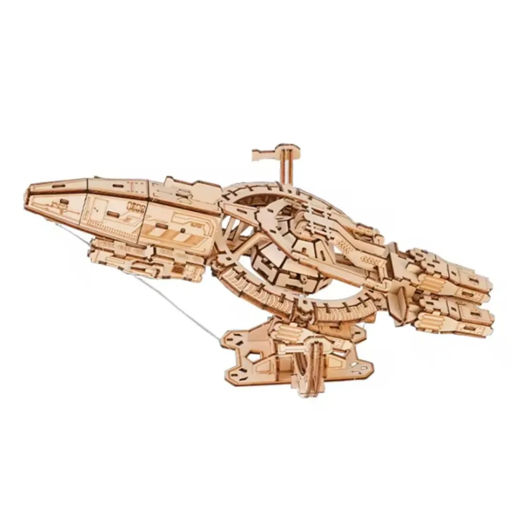 Impressionante Modelo 3d de Madeira de um Caça a Jato Montagem Diy MDUG