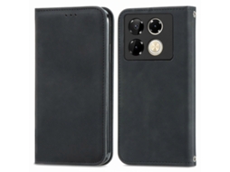 Capa De Celular Flip Magnética Em Couro Sintético Com Toque Retrô Para Infinix Note 40 Pro 4g