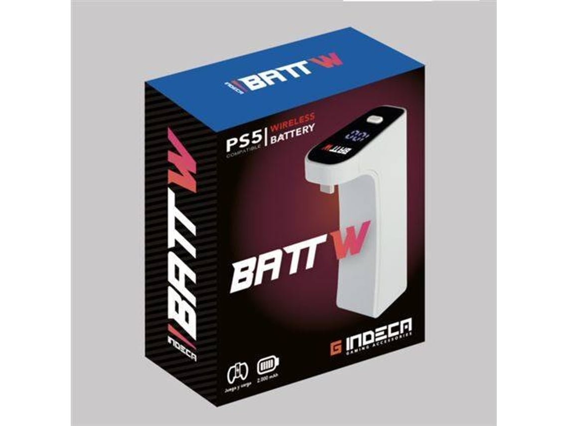 Bateria INDECA Sem Fios BATTW para Comando Dualsense PS5 (Outlet Caixa Aberta)