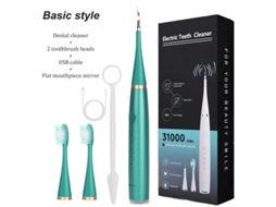 Irrigador Oral Raspador Dental Elétrico Portátil De Tártaro Para Limpeza Oral Rosa 4 Bicos Yizhood