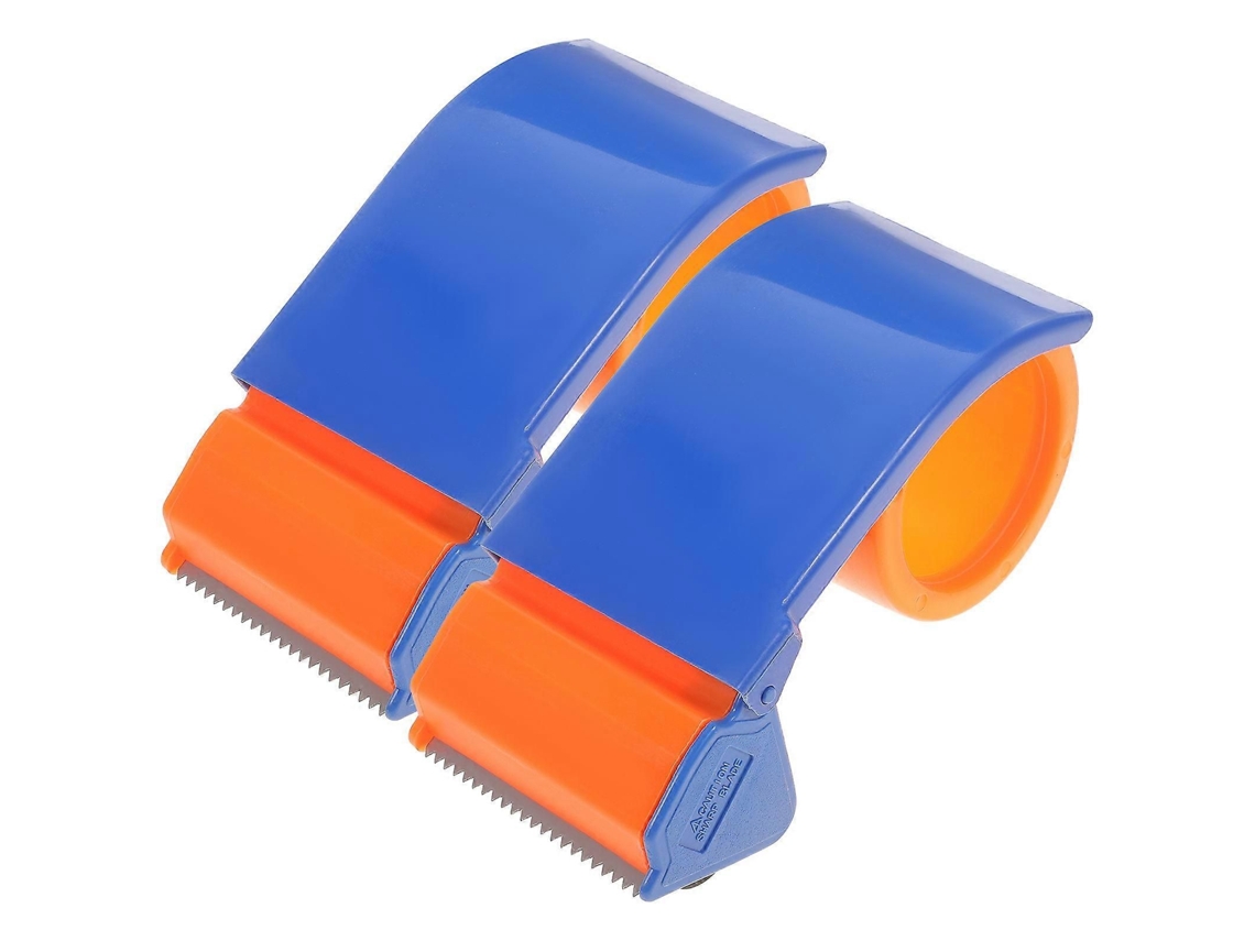 Dispensador de Fita Adesiva Ergonômico com Cortador de Fita Adesiva para Tarefas de Embalagem. GOKOCO (2 Unidades)