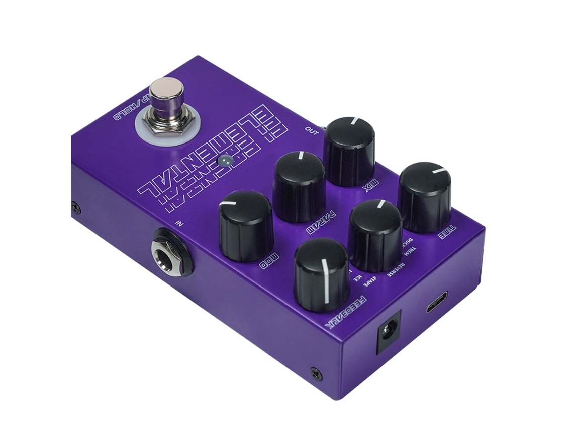 Pedal de Efeitos para Instrumentos Musicais: 9 Efeitos de Delay Diferentes para Guitarra AQUAFORGE