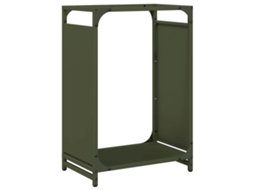 Firewood Rack, Firewood Racks Vidaxl Verde Aço (44 X 28 X 65 Cm)