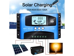Controlador de Painel Solar Mppt 100a 12v, 24v BRILVIBERA