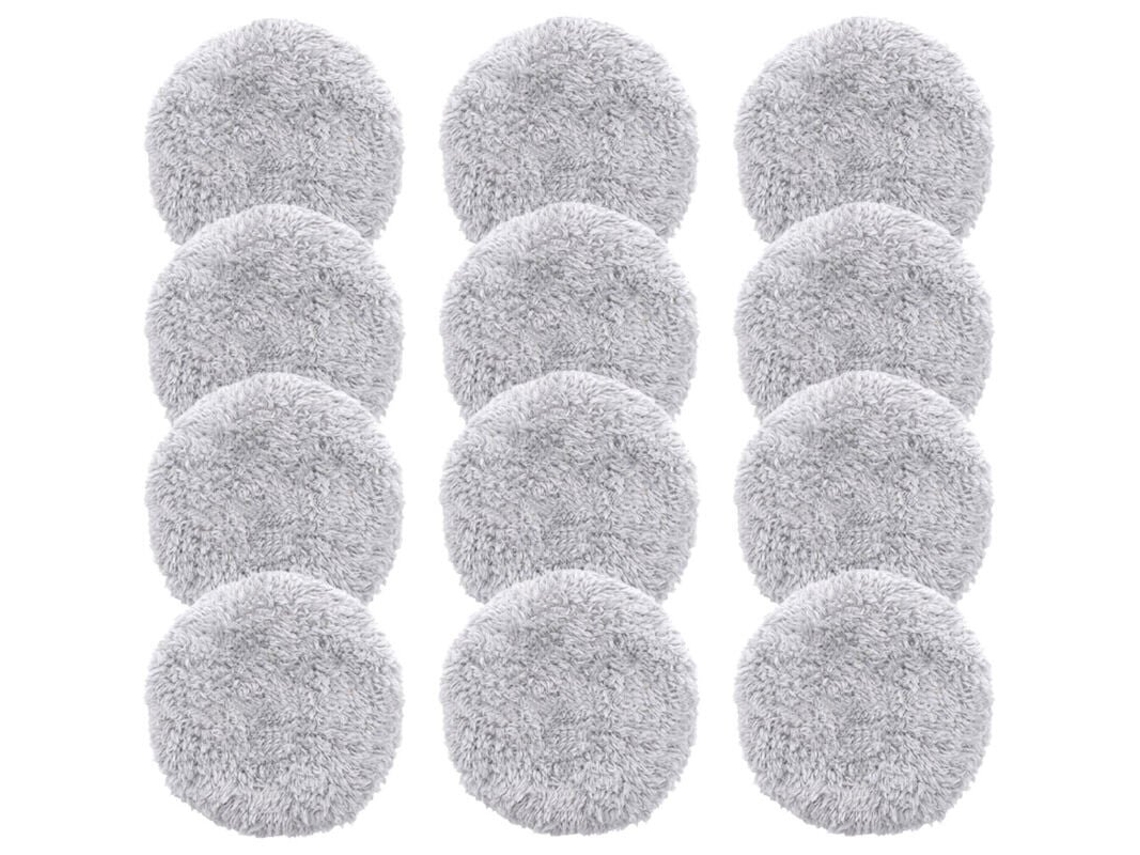 Pacote com 12 Panos de Limpeza Janelas, Peças para Robô Aspirador, Pano Úmido para Robô de Limpeza Janelas BRILVIBERA