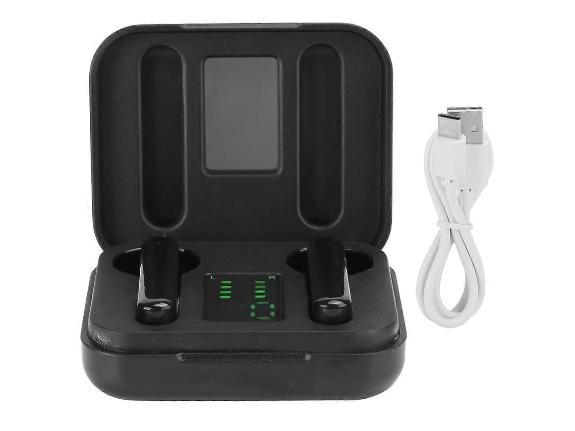 Fones De Ouvido Portáteis Bluetooth 5.0 Verdadeiramente Sem Fio Com Display Digital Led E Fones De Ouvido Estéreo Ly Ebike