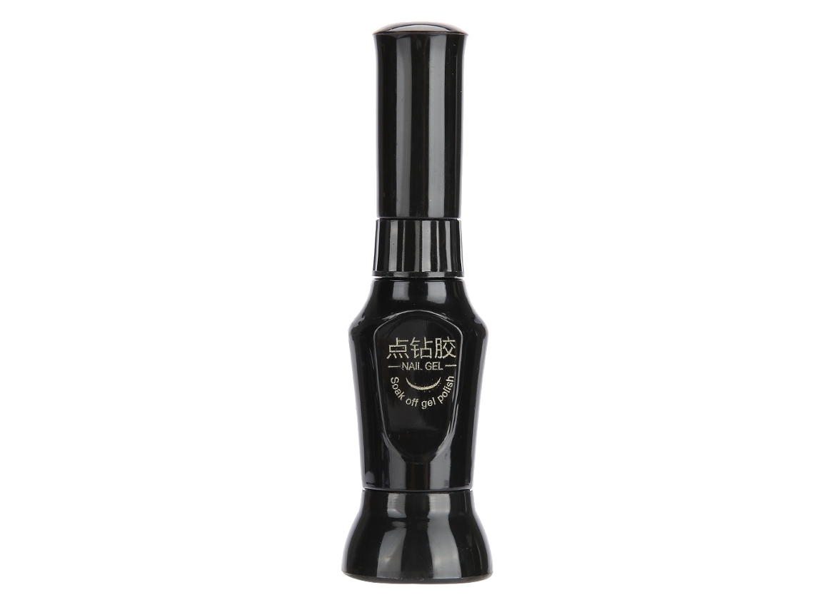 Adesivo Stross para nail art com strass e gel UV para brocas.