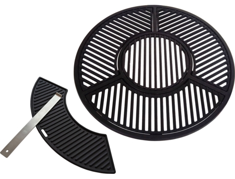 Conjunto Combinado de Grelhas de Ferro Fundido para Churrascos de Bola BBQNOVATION (57 cm)