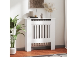 Capa Para Radiador Em Mdf Branco, 78x19x81cm, Ideal Para Quartos E Salas De Estar - Revestimento Decorativo De Aquecimento