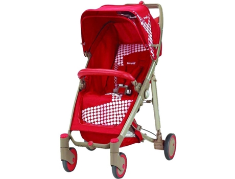 Carrinho de Bebé Trio BREVI Crystal Paseggino 233 Vermelho (Grupo 0+)