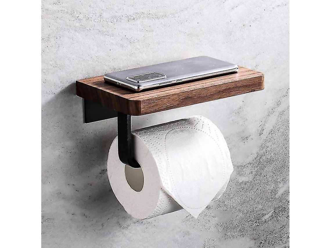 2026 porta Rollos de Papel Higiénico com Prateleira para Telefone Resistente À Oxidação para Banheiro