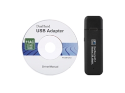 Adaptador Sem Fio Wi-fi Dual Band 2.4g 5g Usb3.0 1200m Para Windows/linux/mac