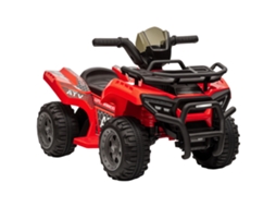 Quad Elétrico Infantil 6v 2km/h Para Crianças Vermelho